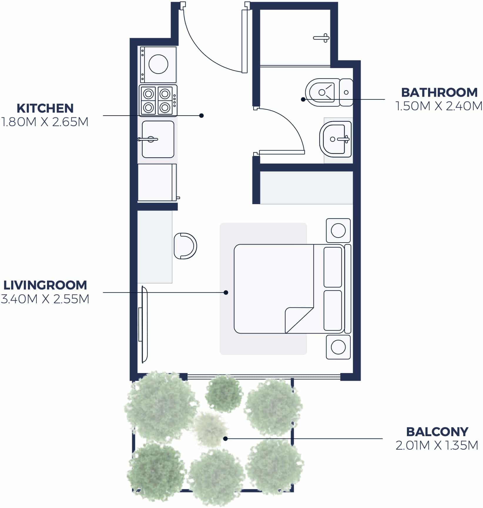 Azizi Creek Views II: Apartments for Sale in Dubai Healthcare City