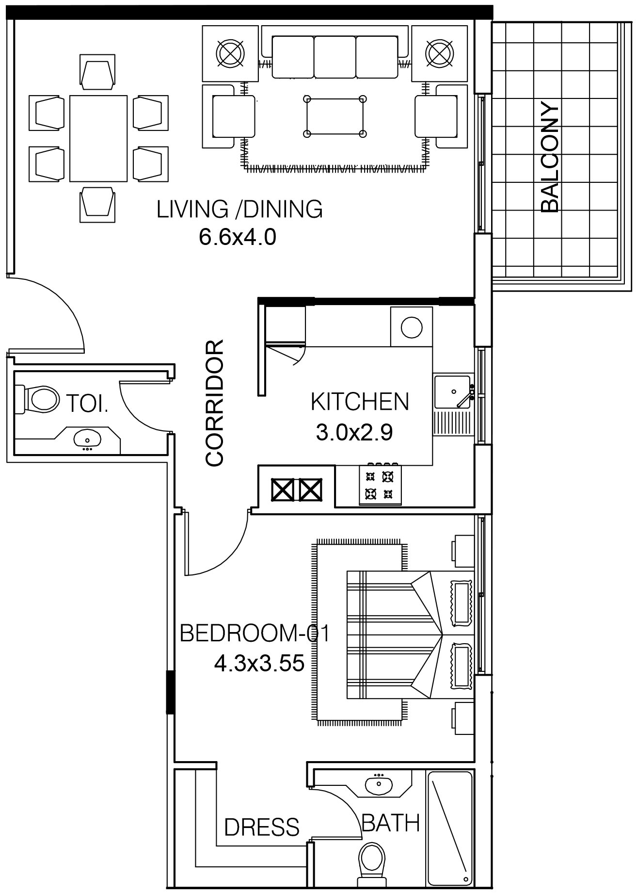 Floor Plans of Azizi Tulip Residence