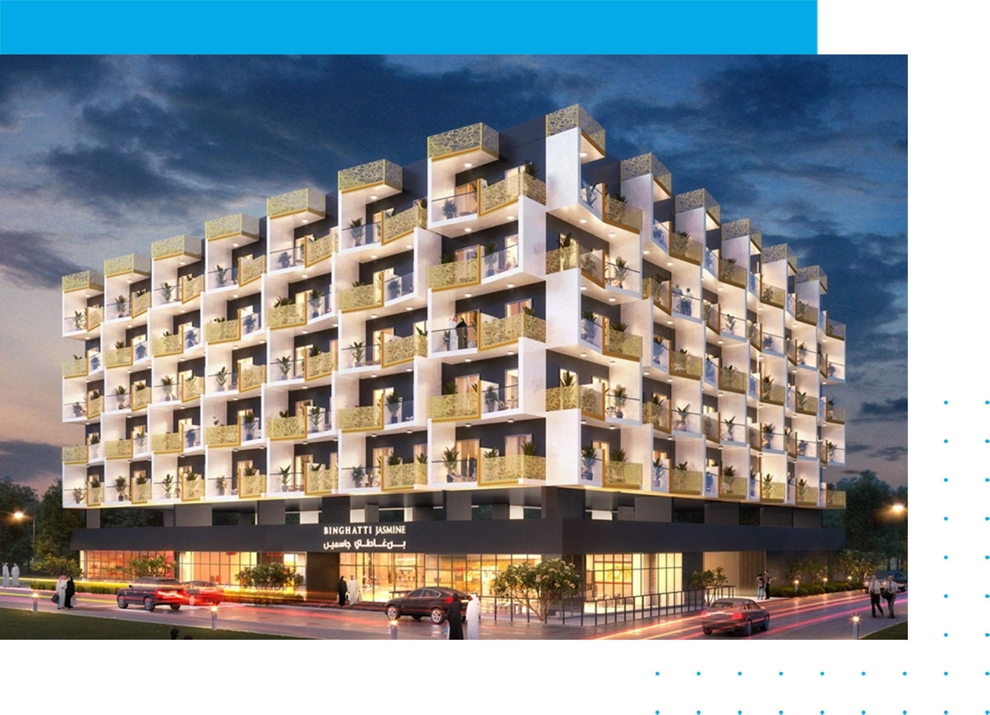 Binghatti Jasmine Apartments in Jumeirah Village Circle, Dubai (JVC)