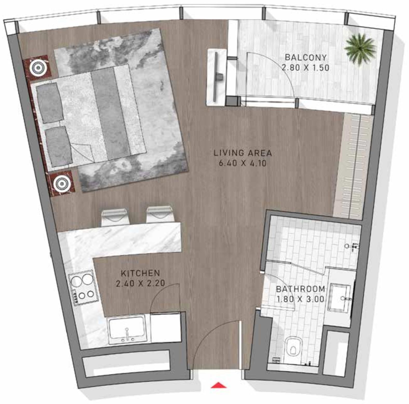 DAMAC Safa Two by de GRISOGONO Floor Plans