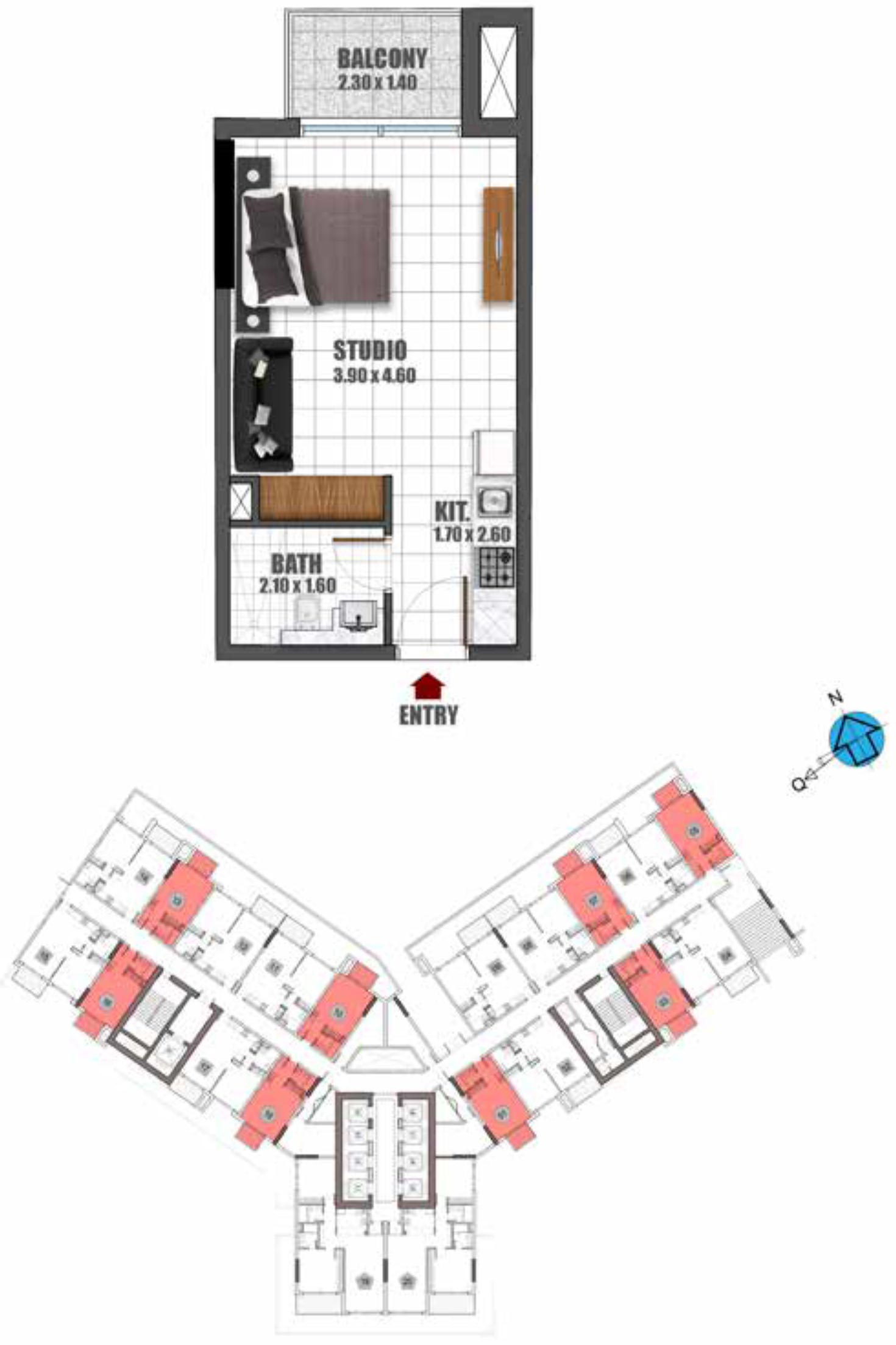 Skyz by Danube Properties in Arjan, Al Barsha South, Dubai – Apartments for Sale