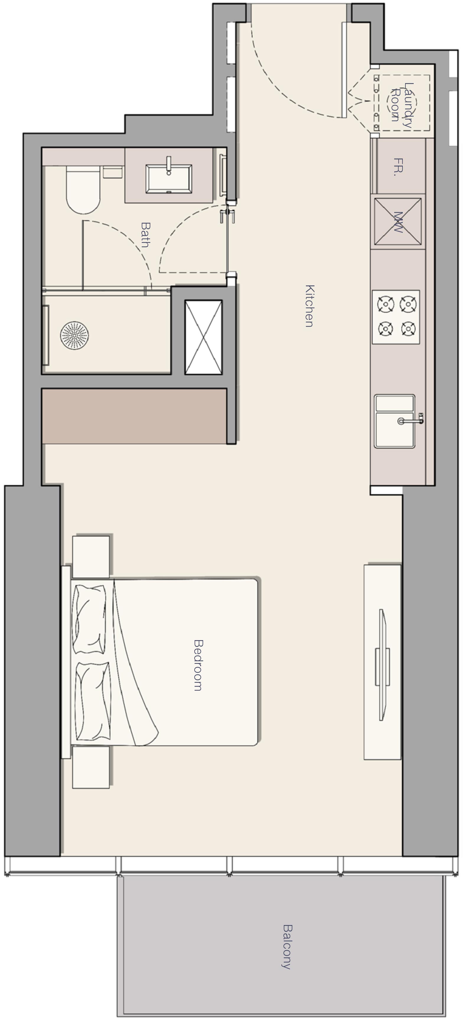 Floor Plans of Ellington Upper House JLT