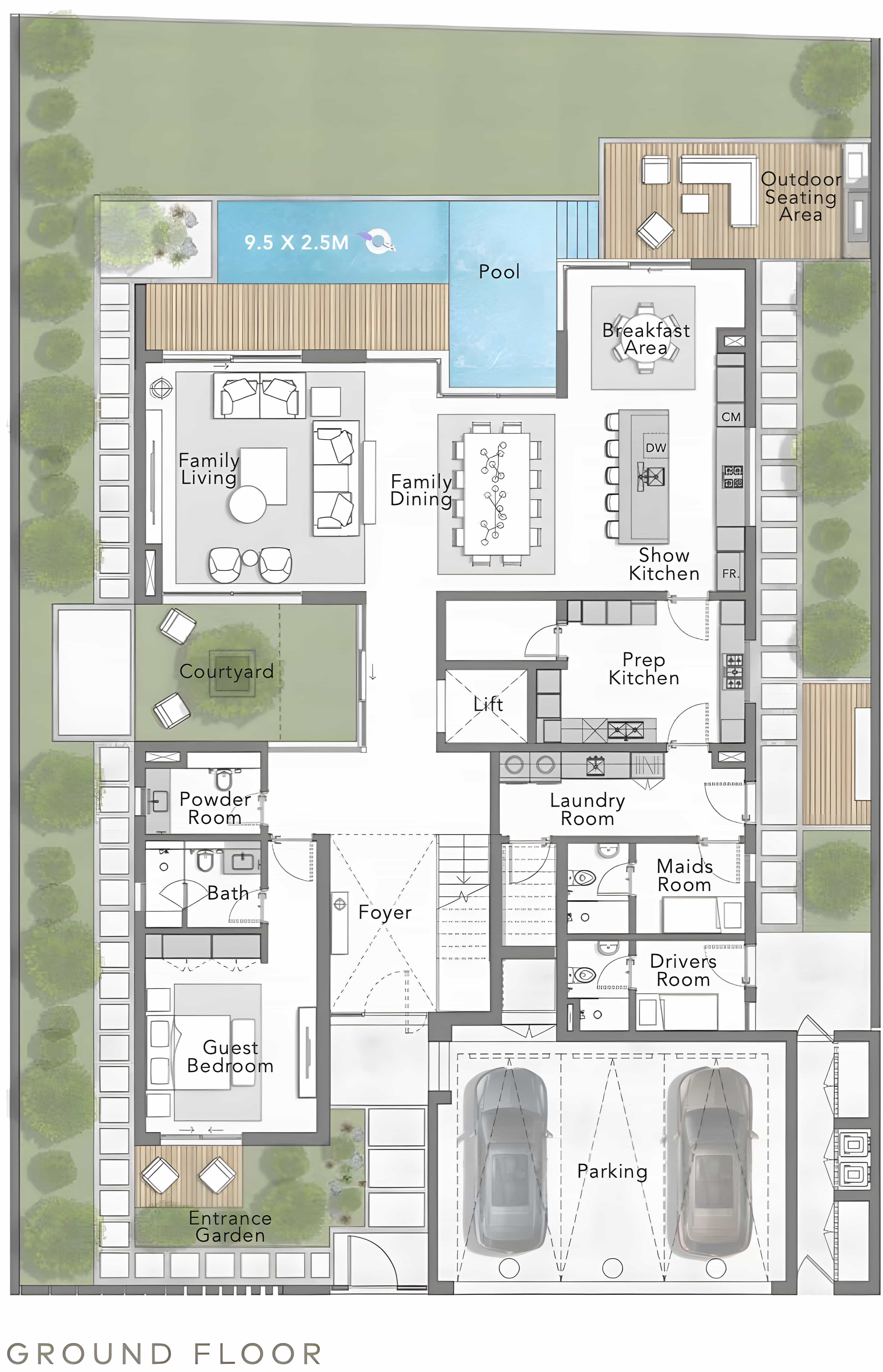 Floor Plans of Ellington The Waterside Villas at The Sanctuary