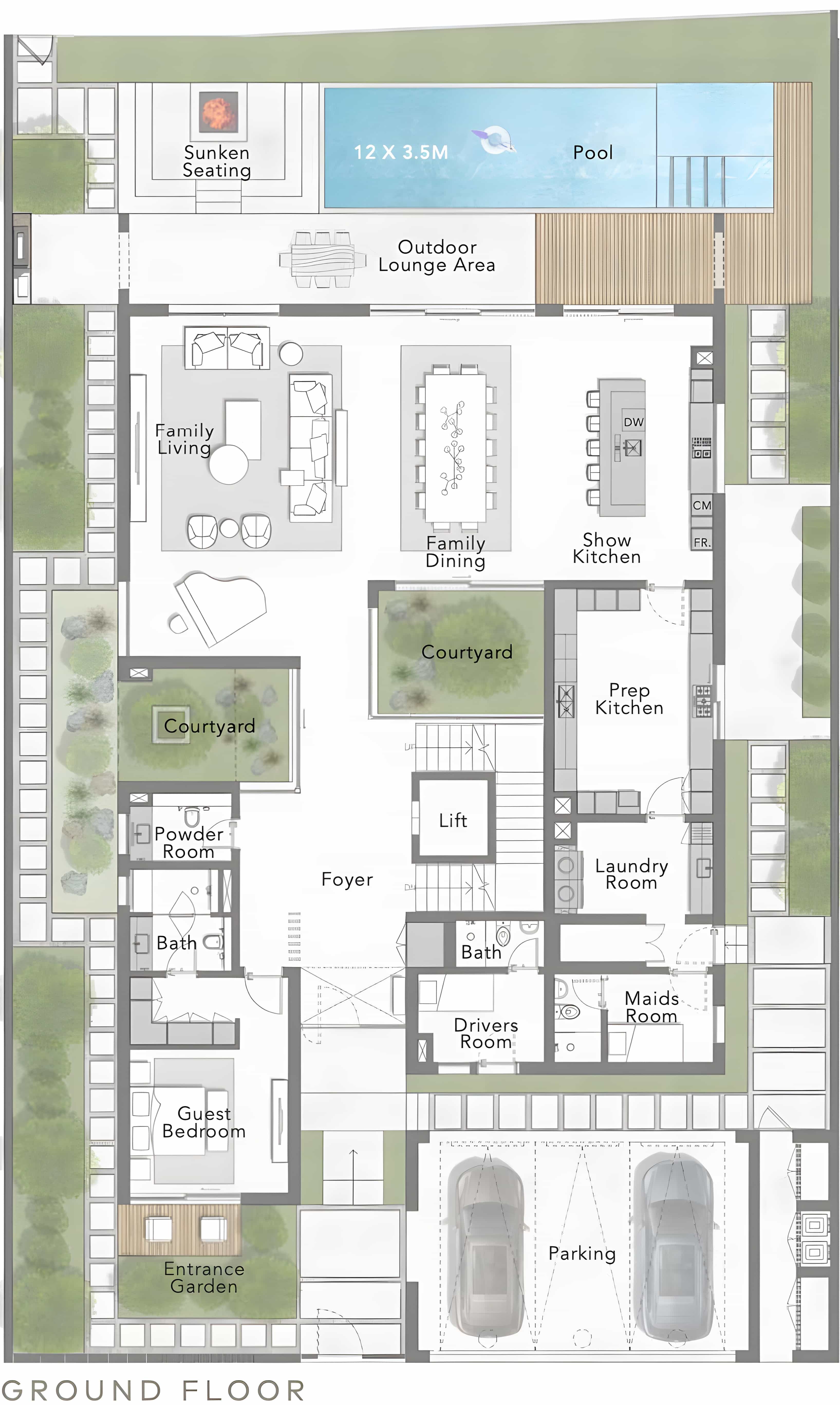 Floor Plans of Ellington The Waterside Villas at The Sanctuary
