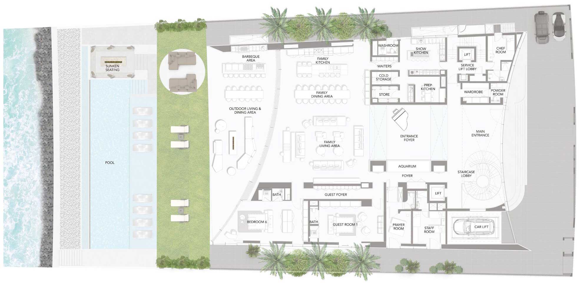 Floor Plans of Ellington Villa Collection La Mer