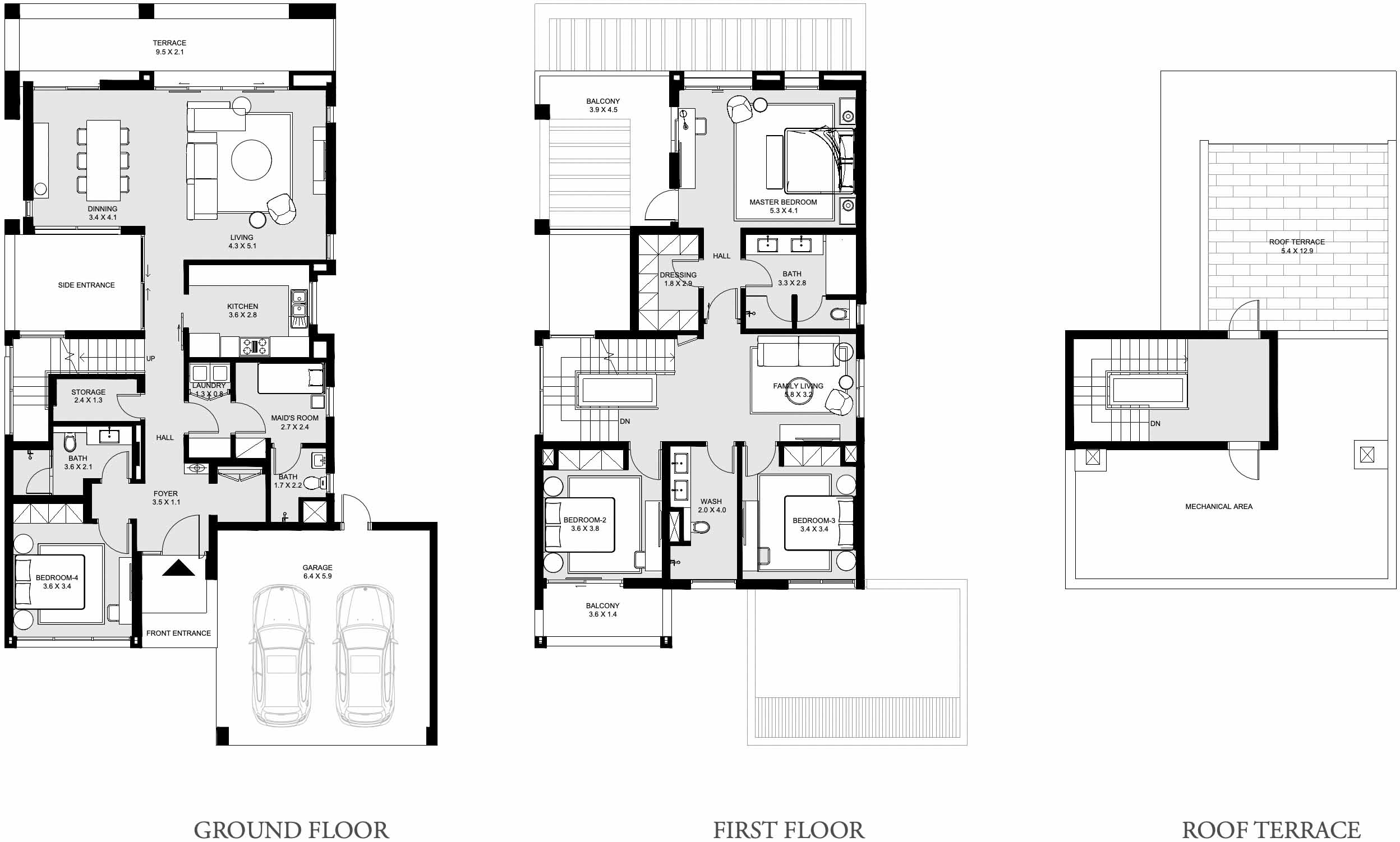 Emaar Caya Villas Floor Plans – Arabian Ranches III