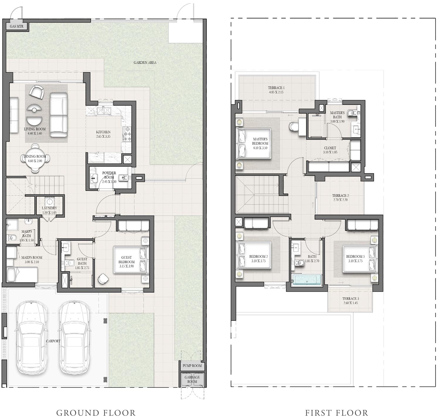 Emaar Raya Townhouses in Arabian Ranches III