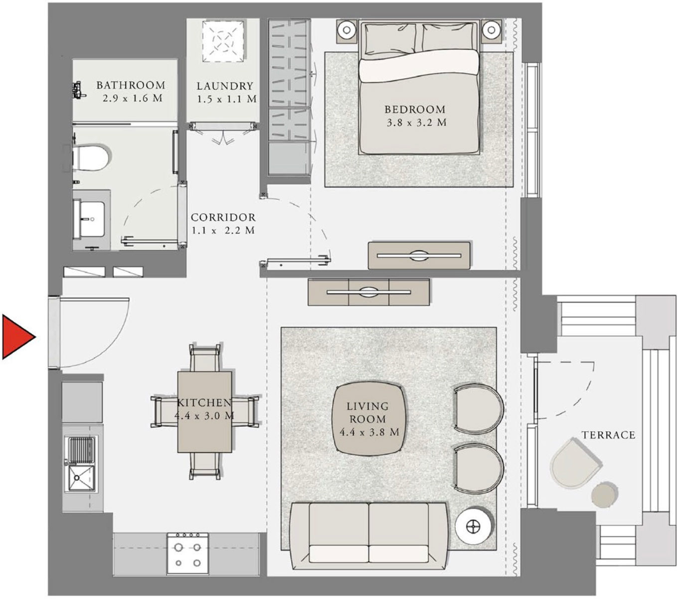 Emaar Creek Beach Rosewater in Dubai Creek Harbour