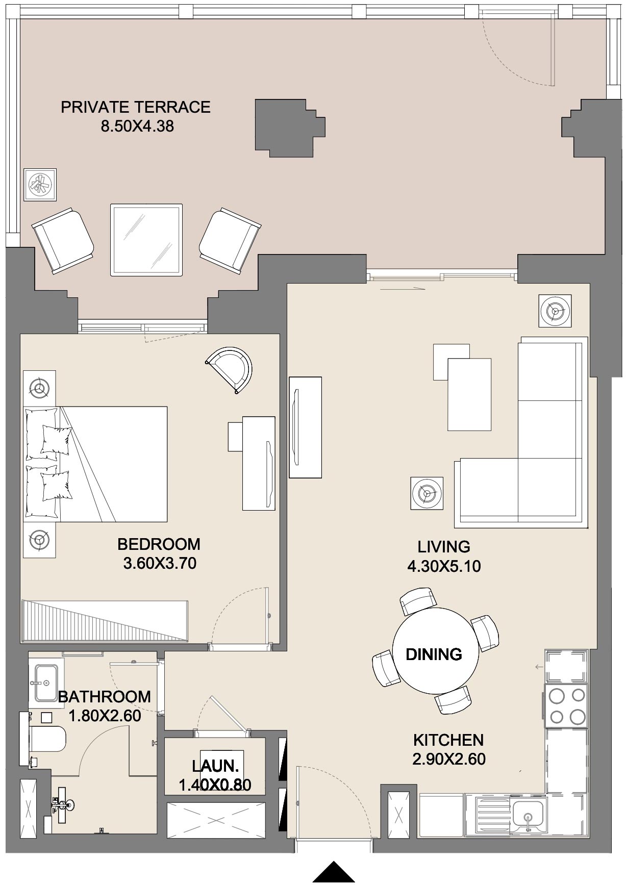 Floor Plans of Madinat Jumeirah Living Al Jazi Apartments