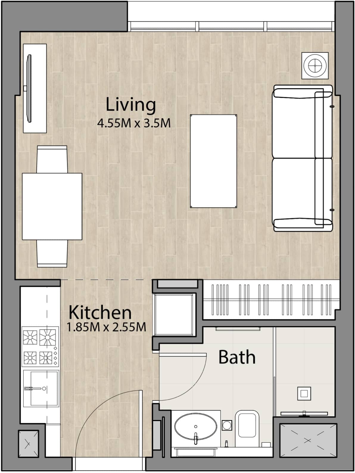 NSHAMA LIVA Apartments in Town Square Dubai for Sale