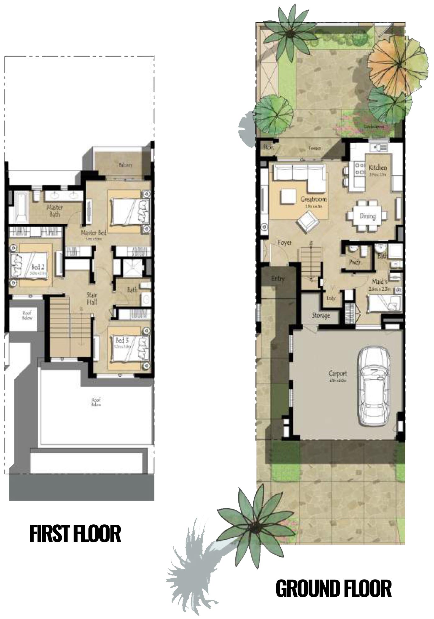NSHAMA Safi Townhouses in Town Square Dubai for Sale