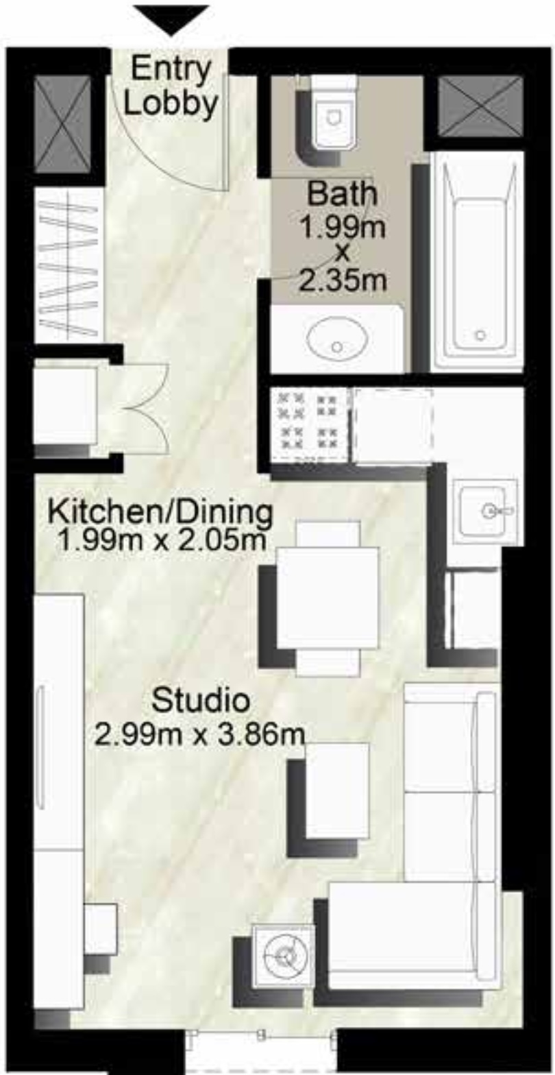 NSHAMA Zahra Breeze Apartments for Sale in Town Square Dubai